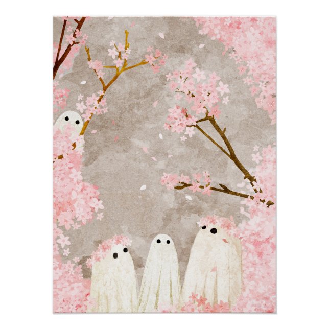 Pôster Cherry Blossom Ghosts (Frente)