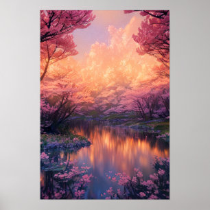 Poster Cherry Blossom Oasis