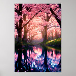 Poster Cherry Blossom Symphony