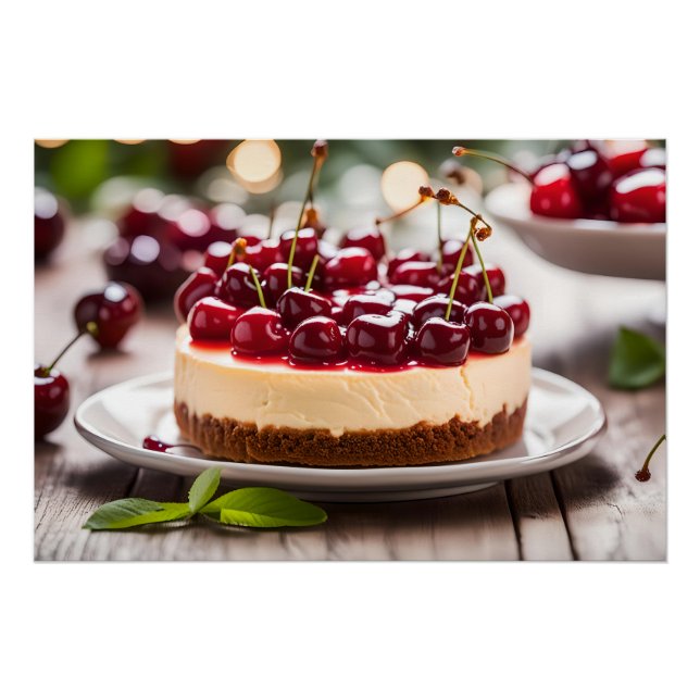 Pôster Cherry Cheesecake (Frente)