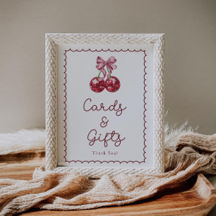 Poster Cherry On Top Chá de panela Cards & Gifts