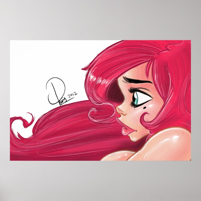 Poster Cherry Pinup Poster: "Perfil" (Frente)