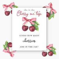Cherry Quantas há no pote Chá de bebê