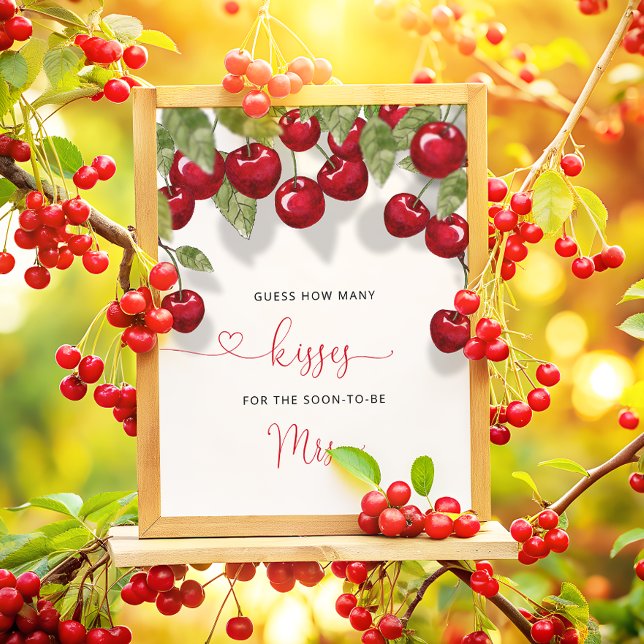 Poster Cherry Quantos Beijos Chá de panela (Criador carregado)