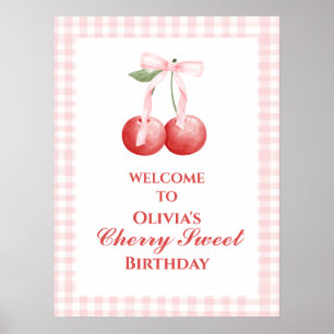 Poster Cherry Sweet Strawberry Arco Rosa