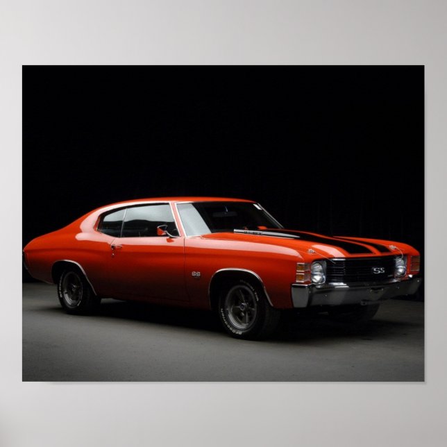 Poster Chervolet Chevelle SS (Frente)