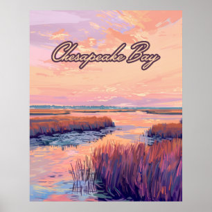 Poster Chesapeake Bay Annapolis Maryland Virginia Sunrise