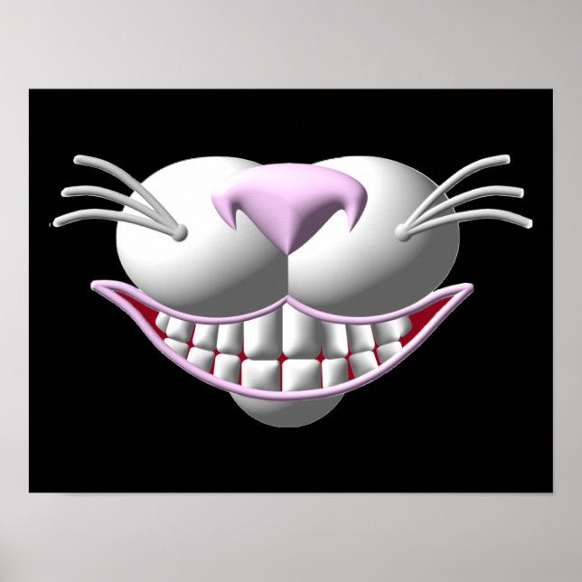Pôster Cheshire Cat Smile (Frente)