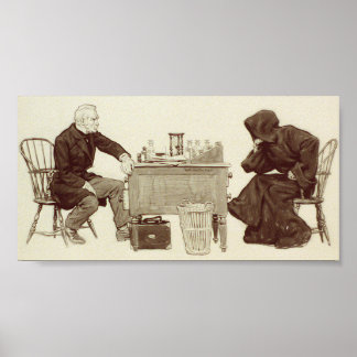 Poster Chess do Grim Reaper