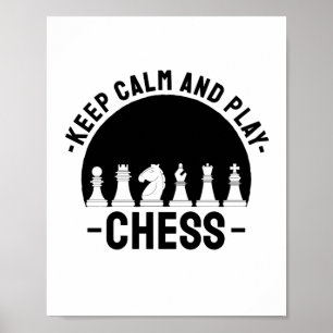 Poster Chess - Keep Calm And Play Chess