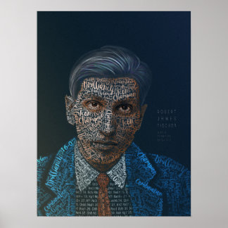 Poster Chess Legends: Robert James Fischer