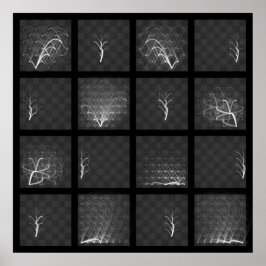 Pôster Chess Piece Journey (Brancos, Quadrado)