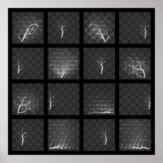 Pôster Chess Piece Journey (Brancos, Quadrado)