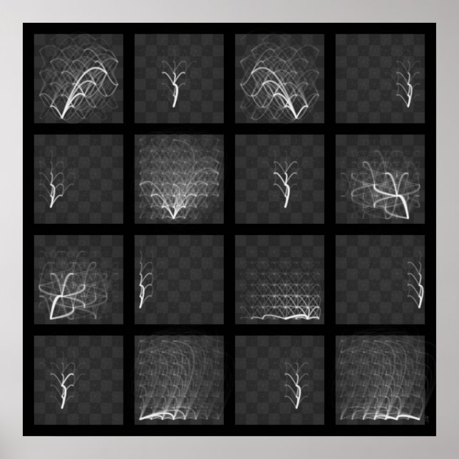 Pôster Chess Piece Journey (Brancos, Quadrado) (Frente)