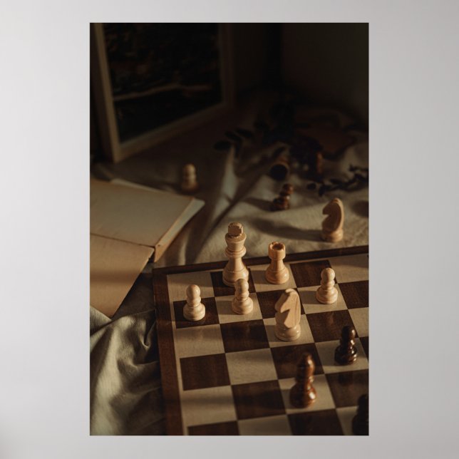 Poster Chess school art photo (Frente)