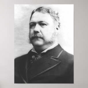 Pôster Chester A. Arthur 21rua Presidente