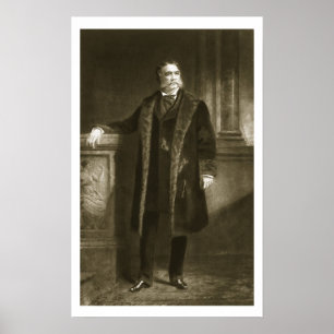 Pôster Chester A. Arthur, 2ø presidente da rua unida