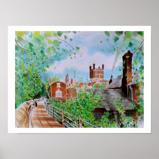 Poster Chester, England art (Frente)