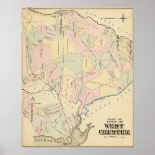 Poster Chester ocidental, New York