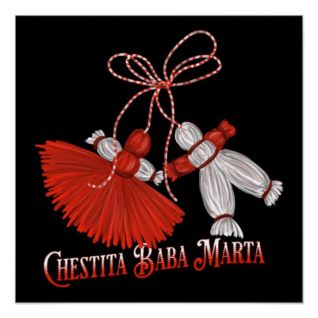 Pôster Chestita Baba Marta Martenitsas (Frente)