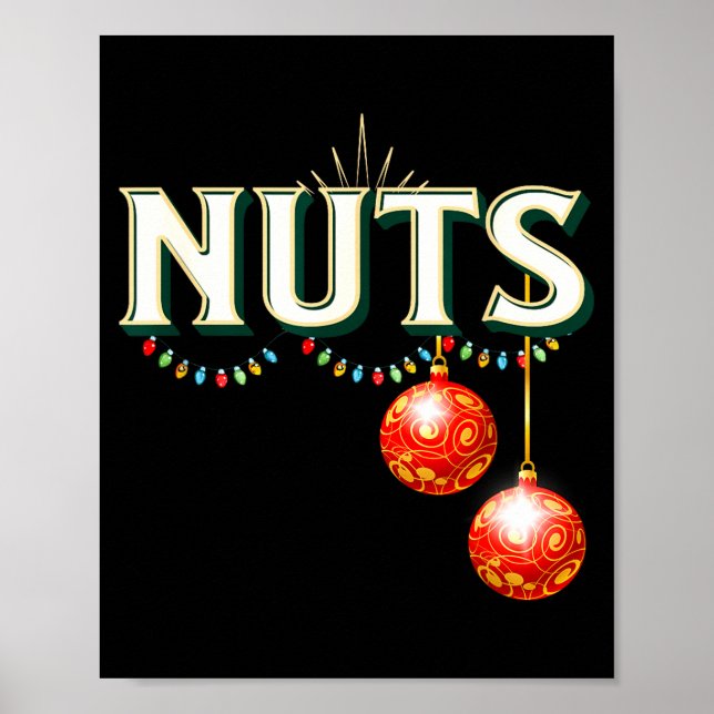 Poster Chestnuts Matching Christmas Family Funny Chest Nu (Frente)