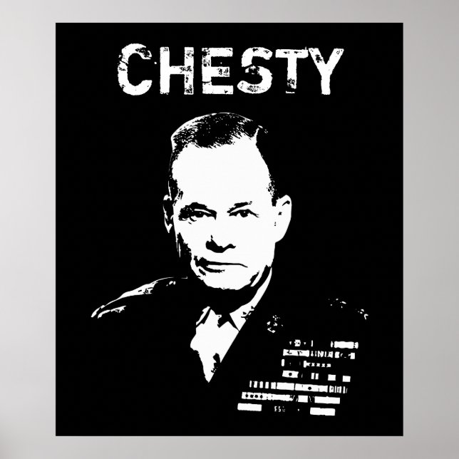 Poster Chesty Puller (Frente)