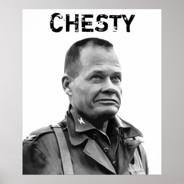 Poster "Chesty" Puller (Frente)
