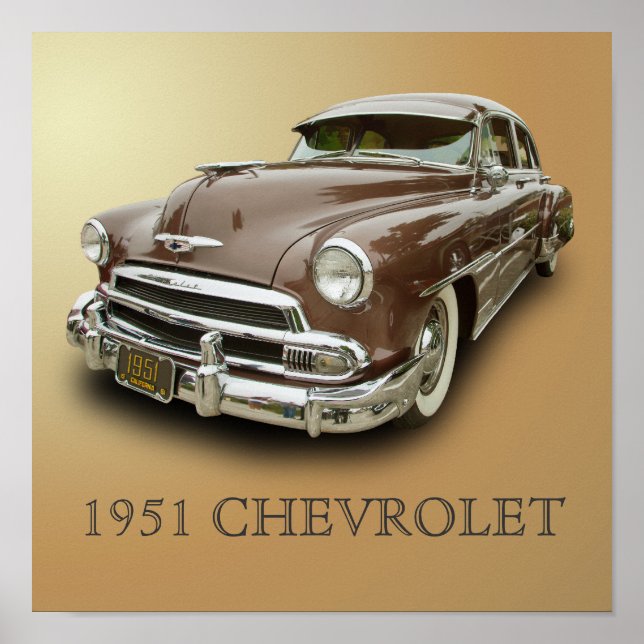 PÔSTER CHEVROLET 1951 (Frente)