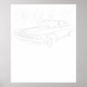 Poster Chevrolet 1965 Impala ss 1