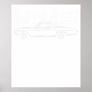 Poster Chevrolet 1965 Impala ss 2