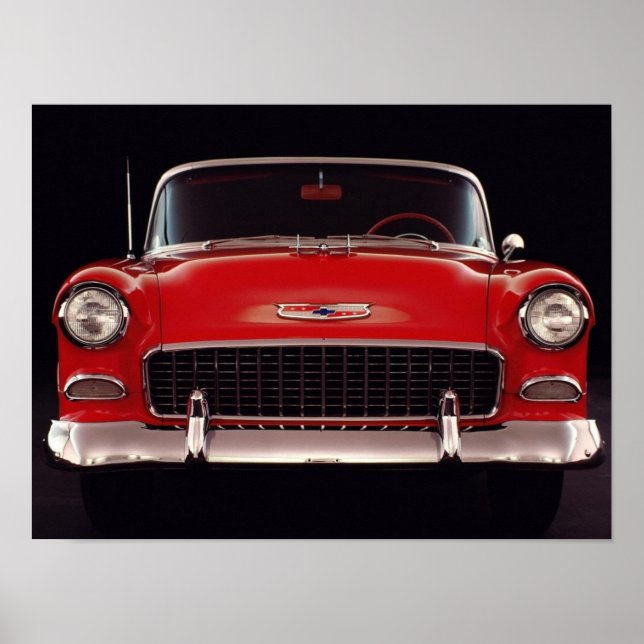 Poster Chevrolet Bel-Air 1955 (Frente)