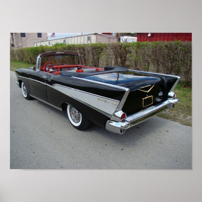 Pôster Chevrolet Bel-Air 1957 (Frente)