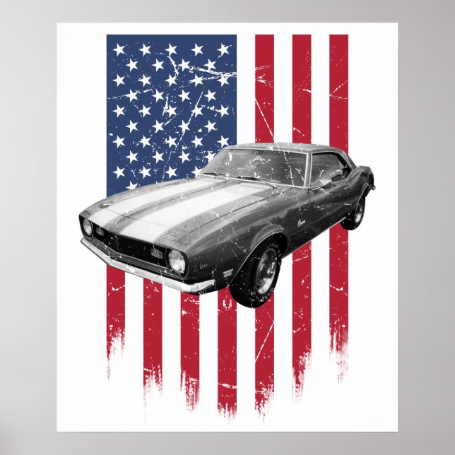 Poster Chevrolet Camaro z28 (Frente)