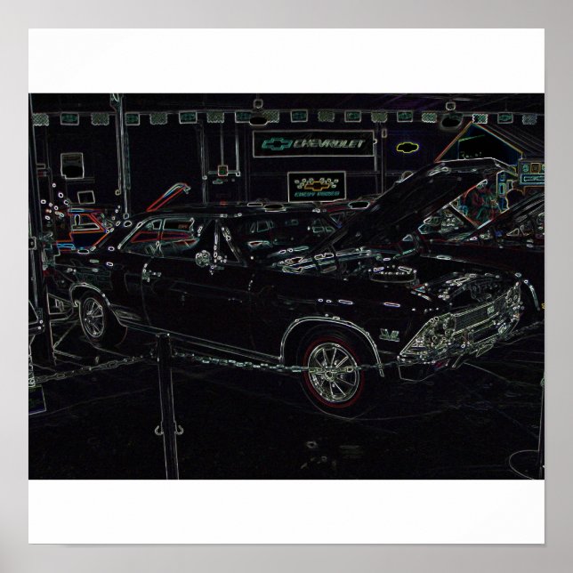 Poster Chevrolet Chevelle (Frente)