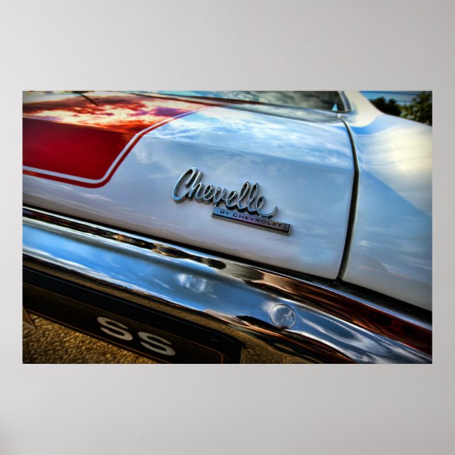 Pôster Chevrolet Chevelle SS396 SS 396 (Frente)