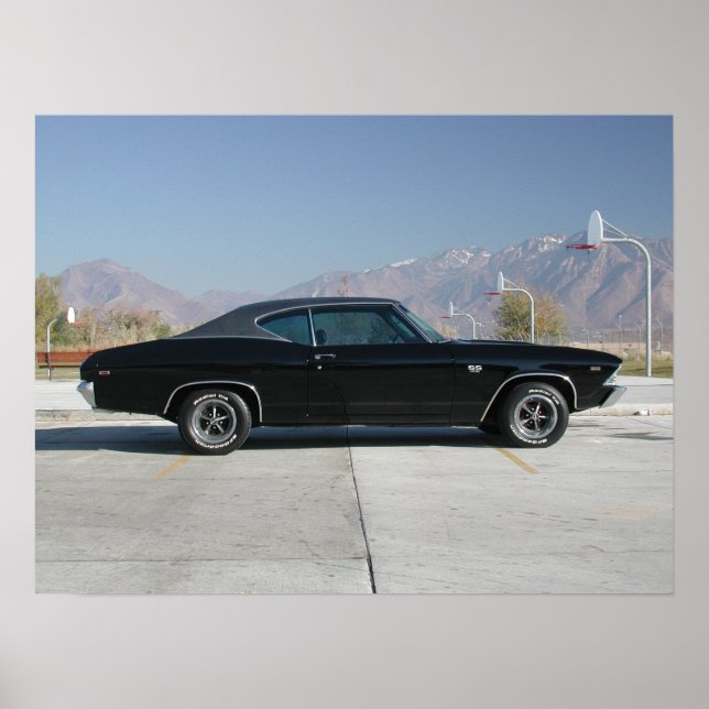 Poster Chevrolet Chevelle SS 1969 (Frente)