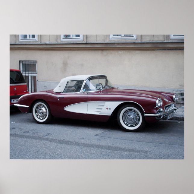 Pôster Chevrolet Corvette (Frente)