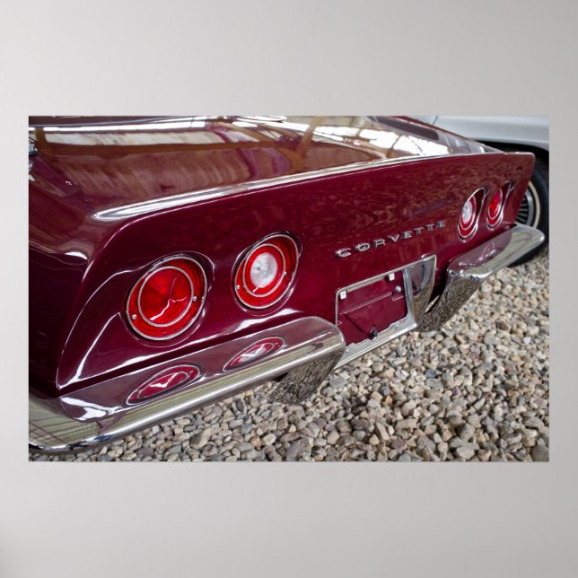 Pôster Chevrolet Corvette (Frente)