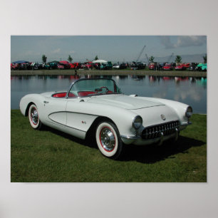 Pôster Chevrolet Corvette 1957