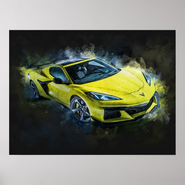 Poster Chevrolet Corvette Z06 (Frente)