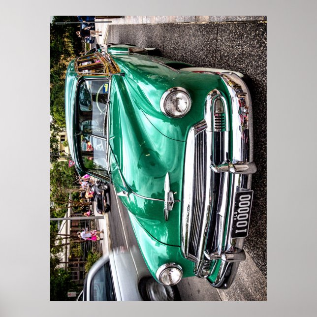 Poster Chevrolet de 1951, Vagão de Estacionamento Deluxe, (Frente)