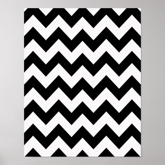 Poster Chevron Negrito (Frente)
