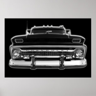 Poster Chevy pegara o caminhão
