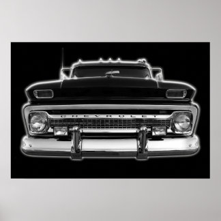 Poster Chevy Pick Up Truck