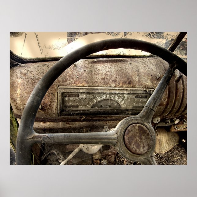 POSTER CHEVY TRUCK DASH 1946 (Frente)