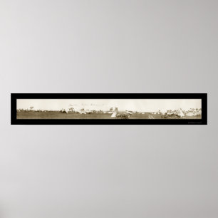 Pôster Cheyenne Indian Camp Photo 1909