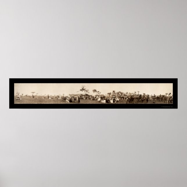 Poster Cheyenne Indian Dancer Photo 1909 (Frente)