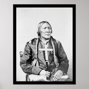Pôster Cheyenne indiano pouca veste 1870