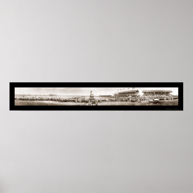 Poster Cheyenne WY Frontier Foto 1910 (Frente)