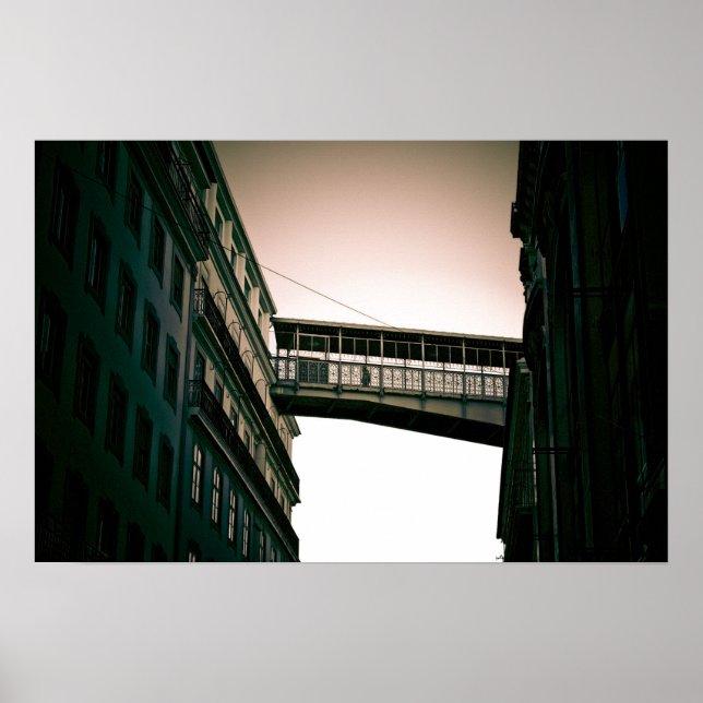 Poster Chiado - Lisboa - Belas Artes (Frente)